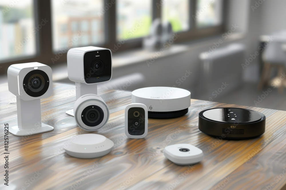 Poster monitor your property with a high-speed security camcorder, ensuring safe surveillance in a networke