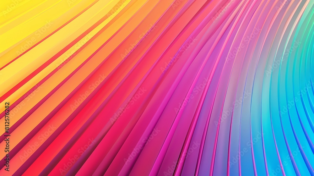 Poster vibrant gradient pattern with a spectrum of color