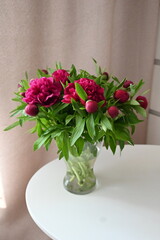 bouquet of pink roses