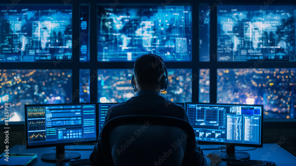 Poster advanced cyber defense systems safeguard critical infrastructure and communication networks from cyb