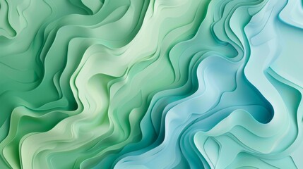 Abstract gradient pattern in shades of green and blue