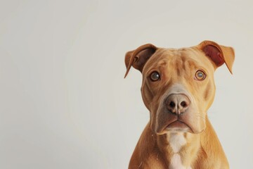 Close-up shot of a dog looking directly at the camera. Suitable for various pet-related projects