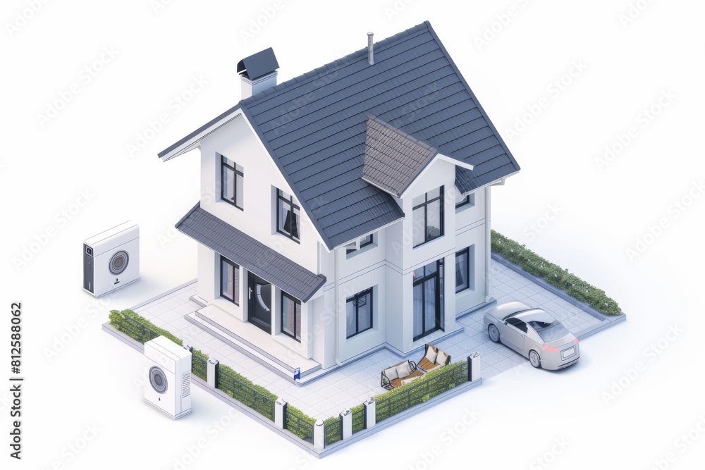 Poster secure urban environments with cctv alarms and modern equipment, integrating smart surveillance netw