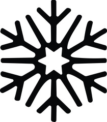 snowflakes thin line icon. simple snowflake, for report, presentation, diagram, web design. ice symbol