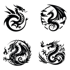 set of dragons