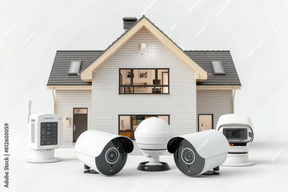 Poster enhance home security with a self-setup cctv system, utilizing video to educate and different alarm 