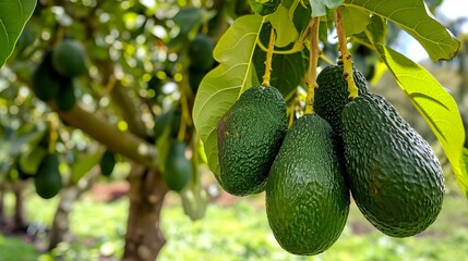 Amazing looking avocado on a White background. Stock photo