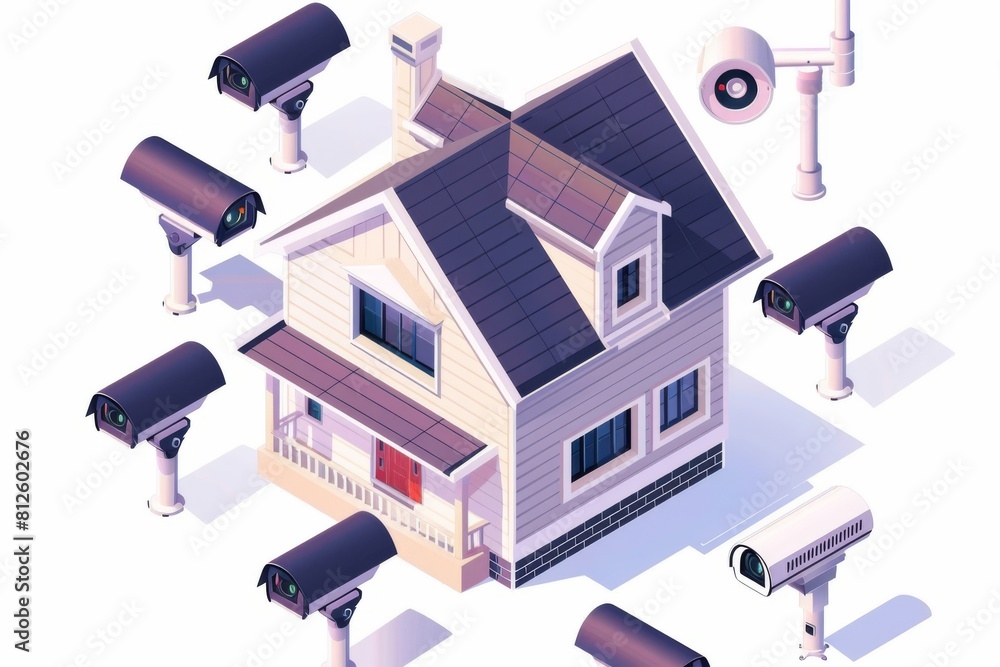 Aufkleber enhance your home security with a cctv system that manages alarms differently and uses video to educ