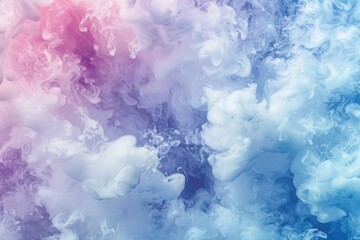Close up of a blue and pink cloud, suitable for various design projects