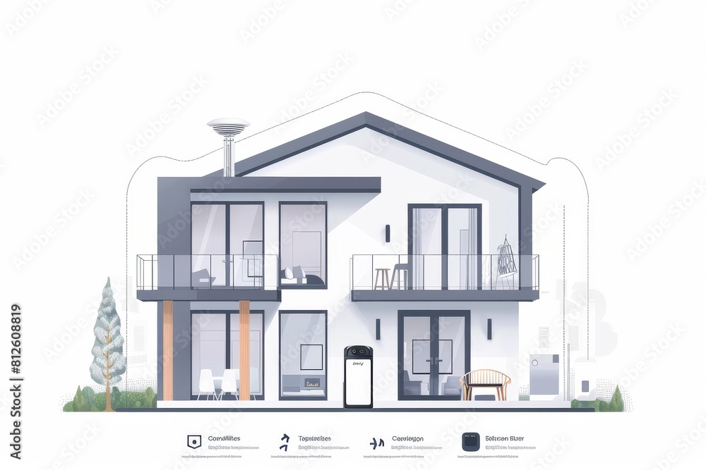 Aufkleber manage and safeguard industrial operations using automated home lighting technology to control surve