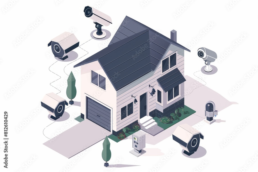 Poster in industrial settings, oversee security operations using automated home lighting to control tempera