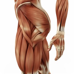 The human muscular system is a complex network of muscles that work together to allow movement