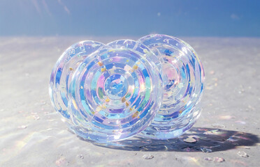 生成ai coins water　beautiful