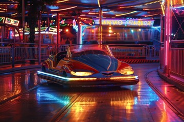 go-kart. Beautiful simple AI generated image in 4K, unique.