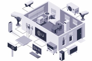 Advanced digital recording and camera technology safeguard home surveillance operations and secure communication.