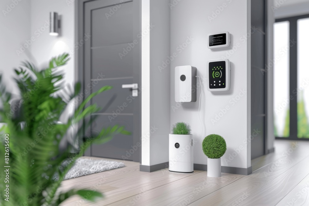 Poster ensure secure and safeguarded communication at home with digital surveillance and advanced camera re