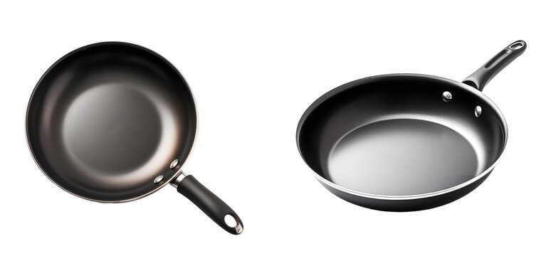 frying pan isolated on white background