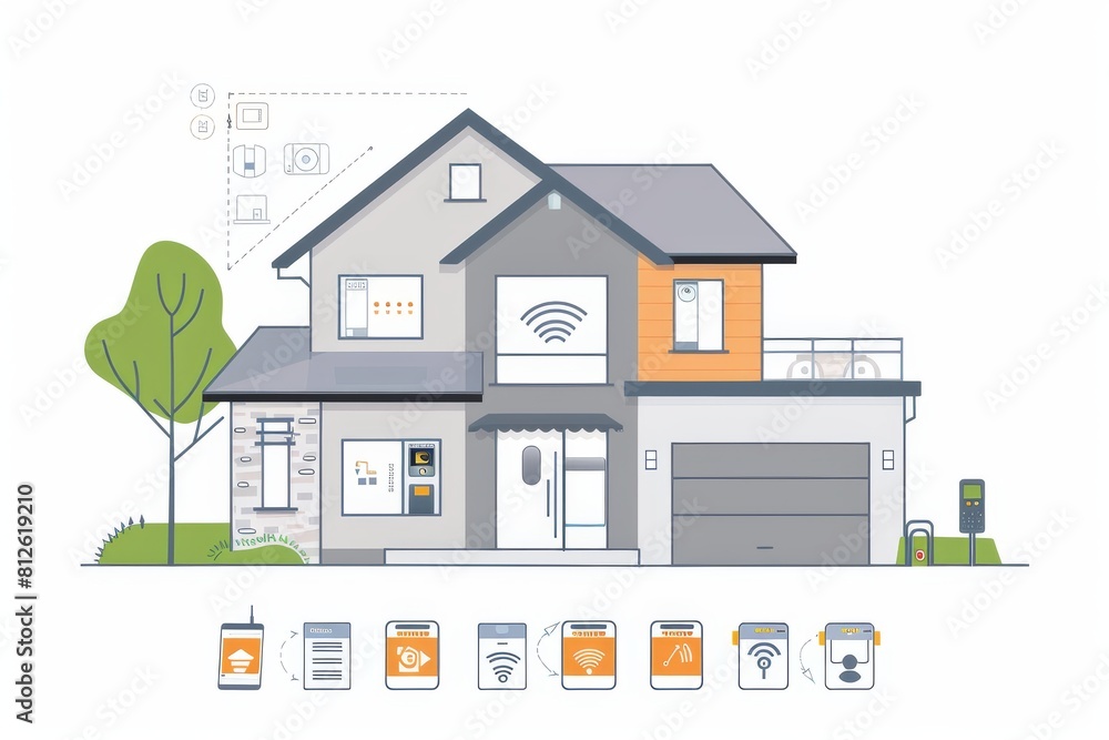 Poster secure communication in home environments safeguarded by advanced surveillance cameras and digital r