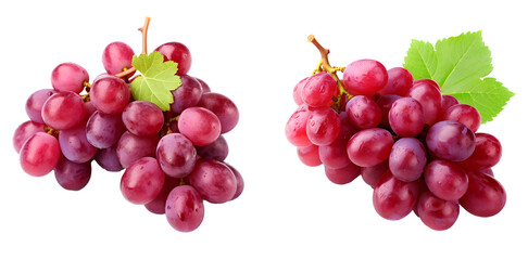 Obraz premium bunch of grapes isolated on white background