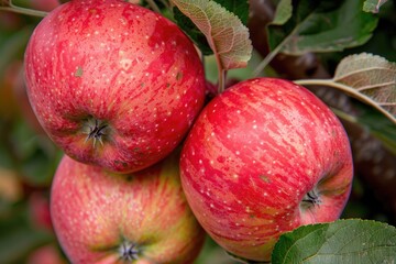 Fresh Gravenstein Apples from a Local Fruit Farm for Your Healthy Diet 