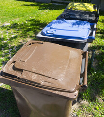 Trashcan rubbish recycling garbage