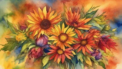 Watercolor Flower