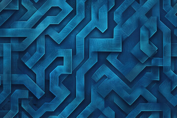 blue Maze Design Background | Intriguing Puzzle Concept | Labyrinth, Maze Runner, Complex Pathways, Enigmatic Patterns, Challenge, Adventure
