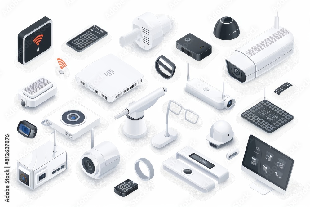 Poster ai security in smart home cameras protects seniors by networking updates, safeguarding with machine 