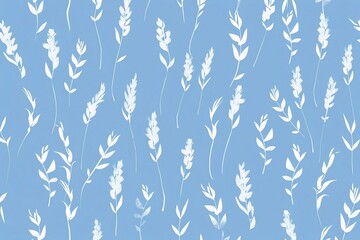 
Seamless pattern with baby grass, wallpaper background. Design for clothing, bedding, underwear, pajamas, banner, textile, poster, card and scrapbook