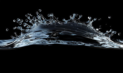 A single splash, a testament to the power and beauty of water