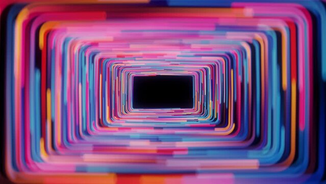 Neon Tunnel (Loopable - 0-450 frames)
Flight through a tunnel of glowing neon lines, accelerating from a steady pace to hyperspeed. Ultra HD 4K 3840x2160 3D Animation