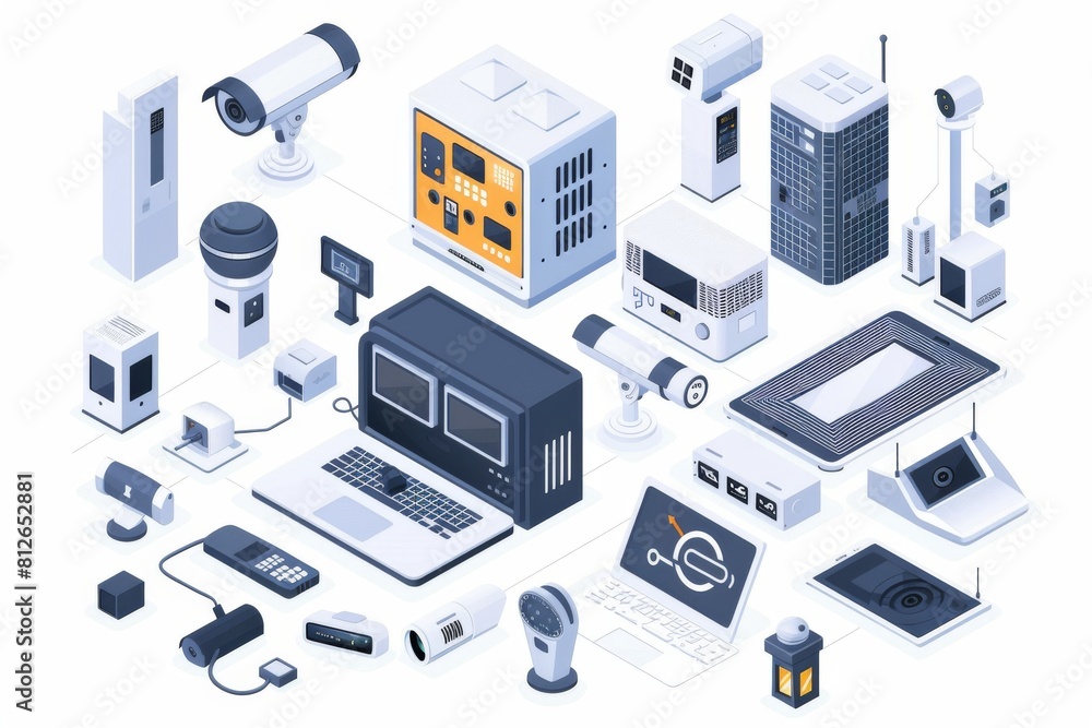 Poster safeguarding systems through extensive telecom and safety planning utilize cameras for fast, automat