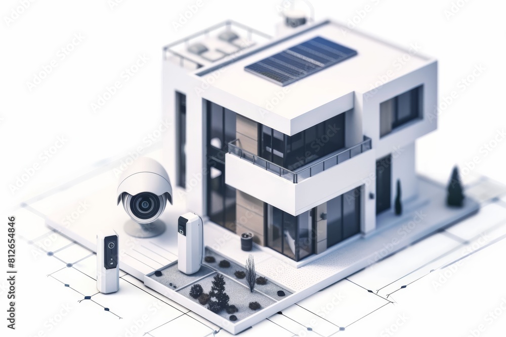 Poster fast, automated security setups enhance home protection through smart technology and cloud-based ala
