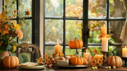Explore spooky Halloween-themed settings and decorative tables. Transform your space with eerie ambiance, pumpkin centerpieces, and haunting decorations for a festive celebration.