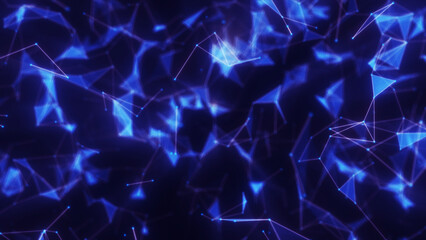 Purple plexus and flashes in the distance