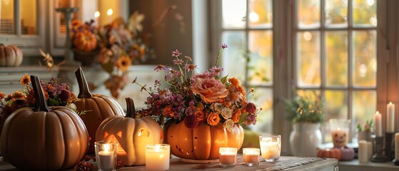 Explore spooky Halloween-themed settings and decorative tables. Transform your space with eerie ambiance, pumpkin centerpieces, and haunting decorations for a festive celebration.