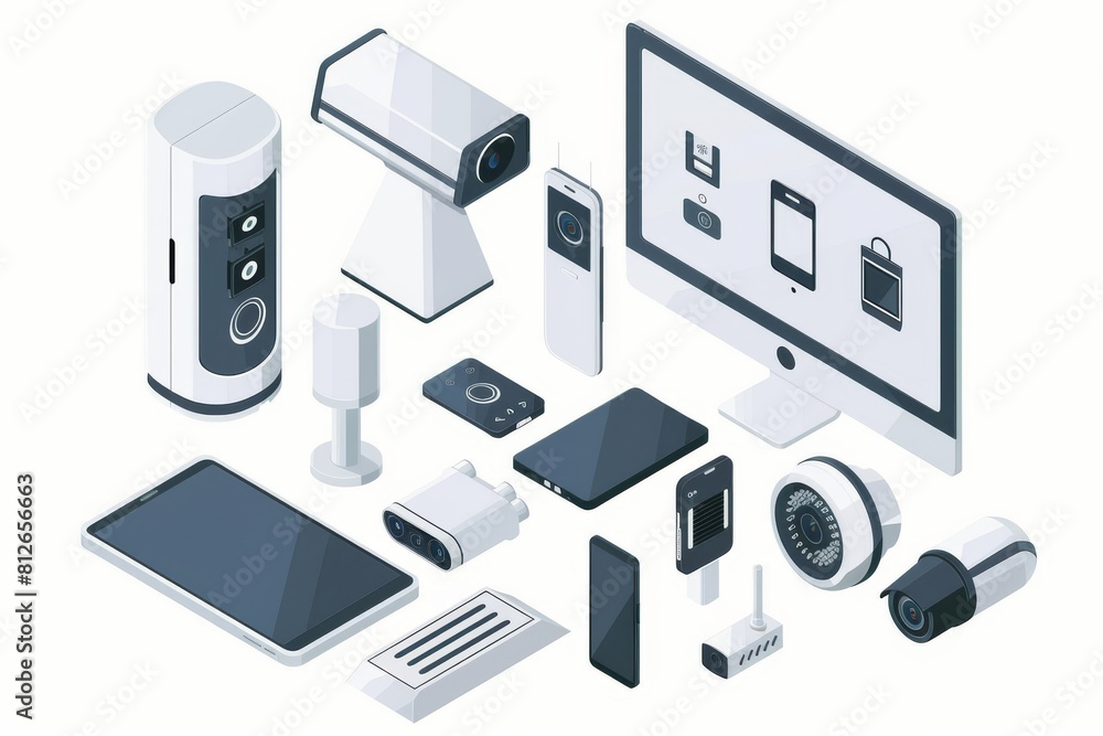 Poster fast, automated alarms enhance security setups in homes, integrating smart technology and cloud syst