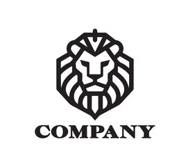 Lion Logo Design Icon Symbol Vector Template
