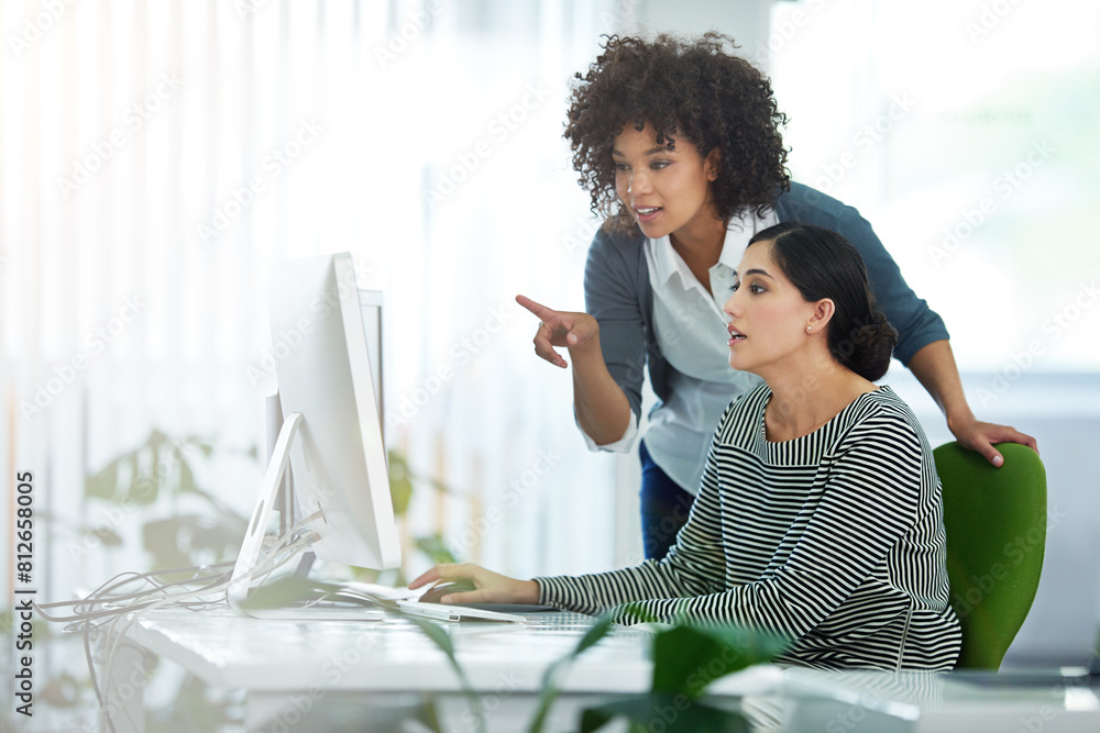 Aufkleber business women, planning and computer training for copywriting and newsletter advice, support or fee