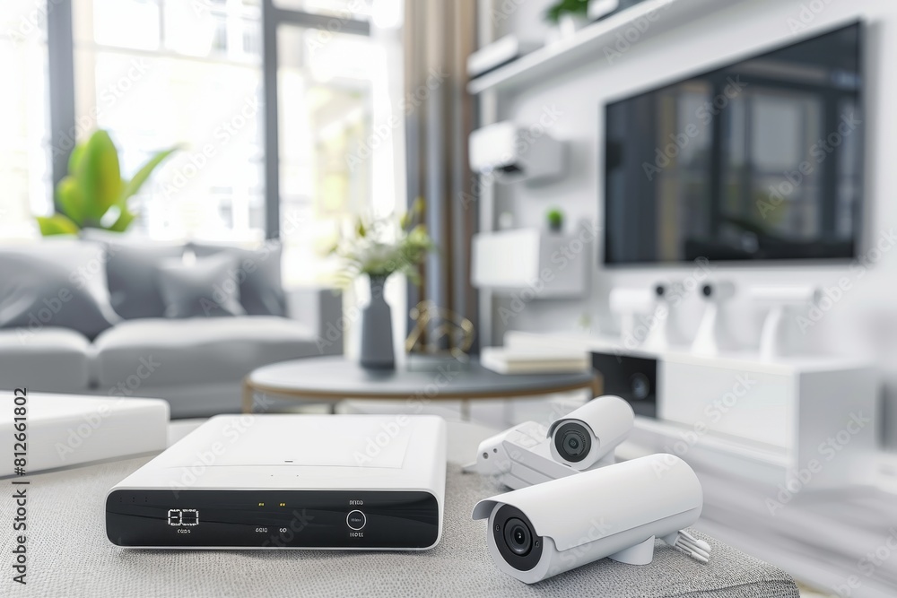 Poster advanced cctv systems integrate video technology for secure video monitoring, networking defense mod