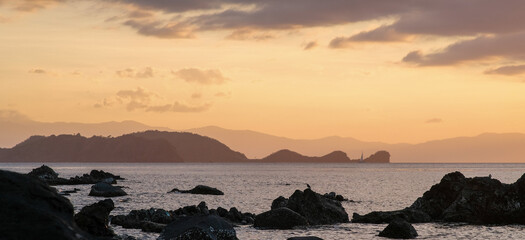 Big rocks and corals by the shore of Anilao Batangas Philippines.