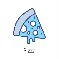 Pizza vector icon