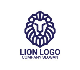 Lion Logo Design Icon Symbol Vector Template
