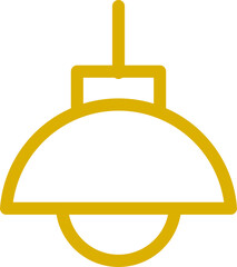 Obraz premium hanging lamp icon 