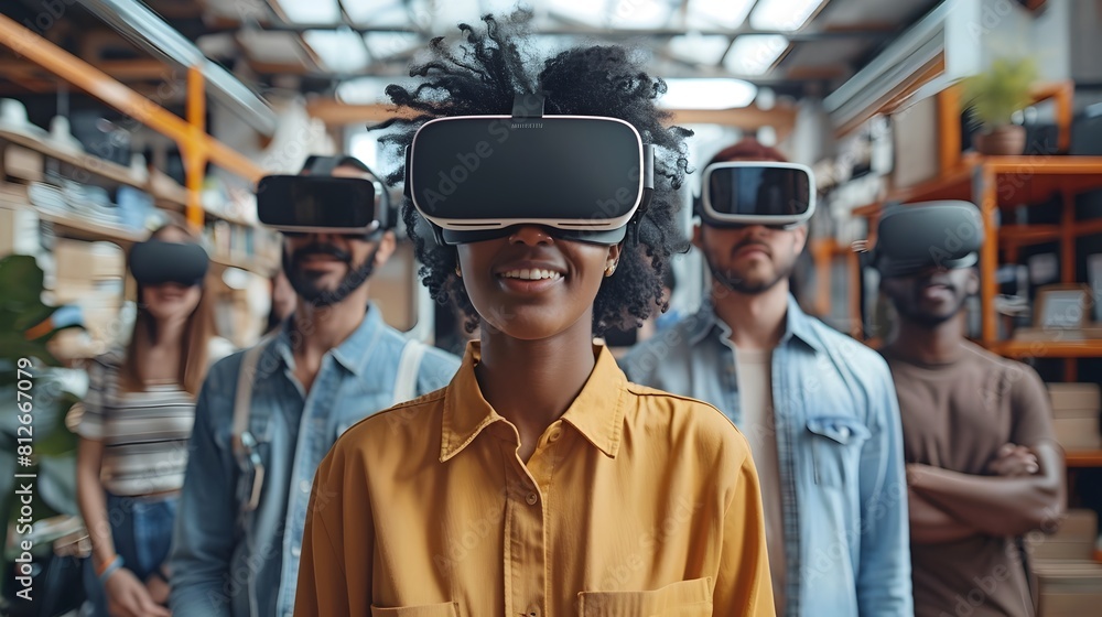 Poster virtual reality based teambuilding exercise for enhanced and communication in a modern business envi