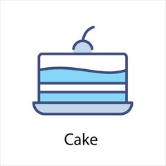 Cake  vector icon