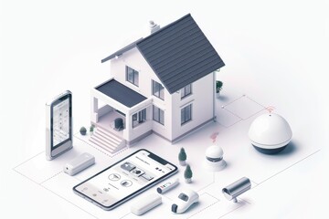 Smart homes integrate motion sensors and electronic equipment for widespread surveillance, secured with advanced CCTV and glass break detectors.