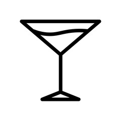 Cocktail, Alcohol, Beverage icon, Line, Solid, Suitable for Web Page, Mobile App, UI, UX design