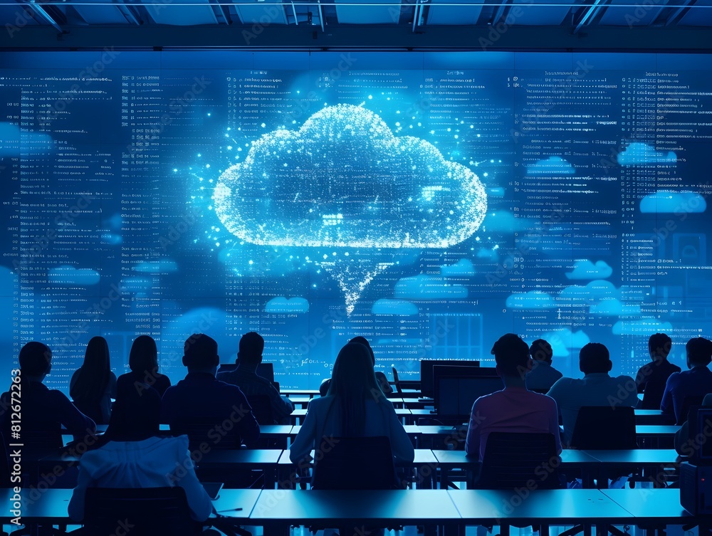 Poster cloud based computing and coding education in a high tech classroom environment