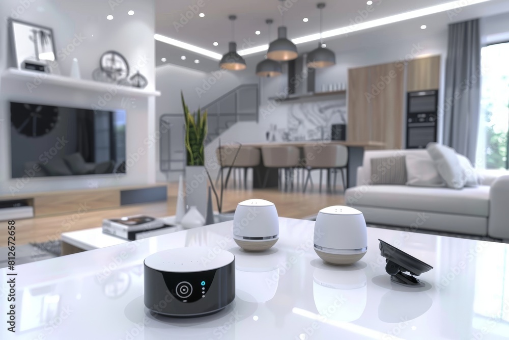 Poster advanced security systems utilize cctv with motion sensors and electronic equipment for effective ob